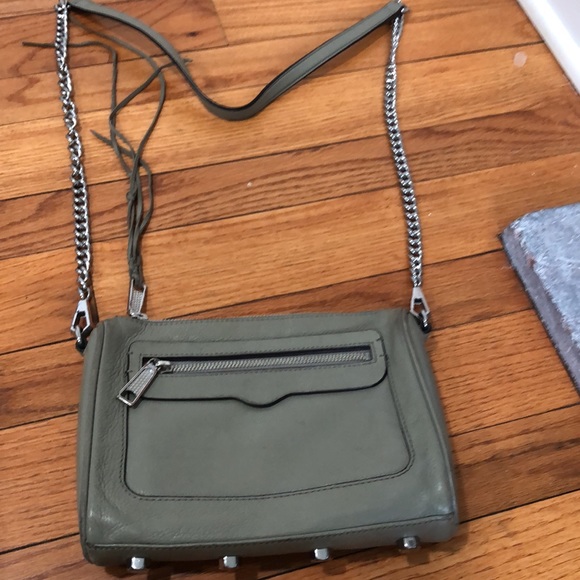 Rebecca Minkoff Grey Used Authentic Crossbody - Picture 3 of 4